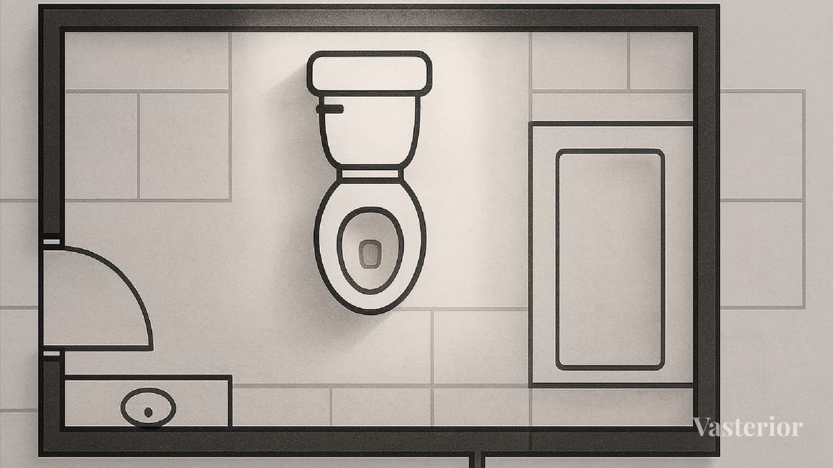 Common Vastu Mistakes in East Delhi Homes and Their Fixes - 4. Toilets Cutting Through Key Energy Zones - 1