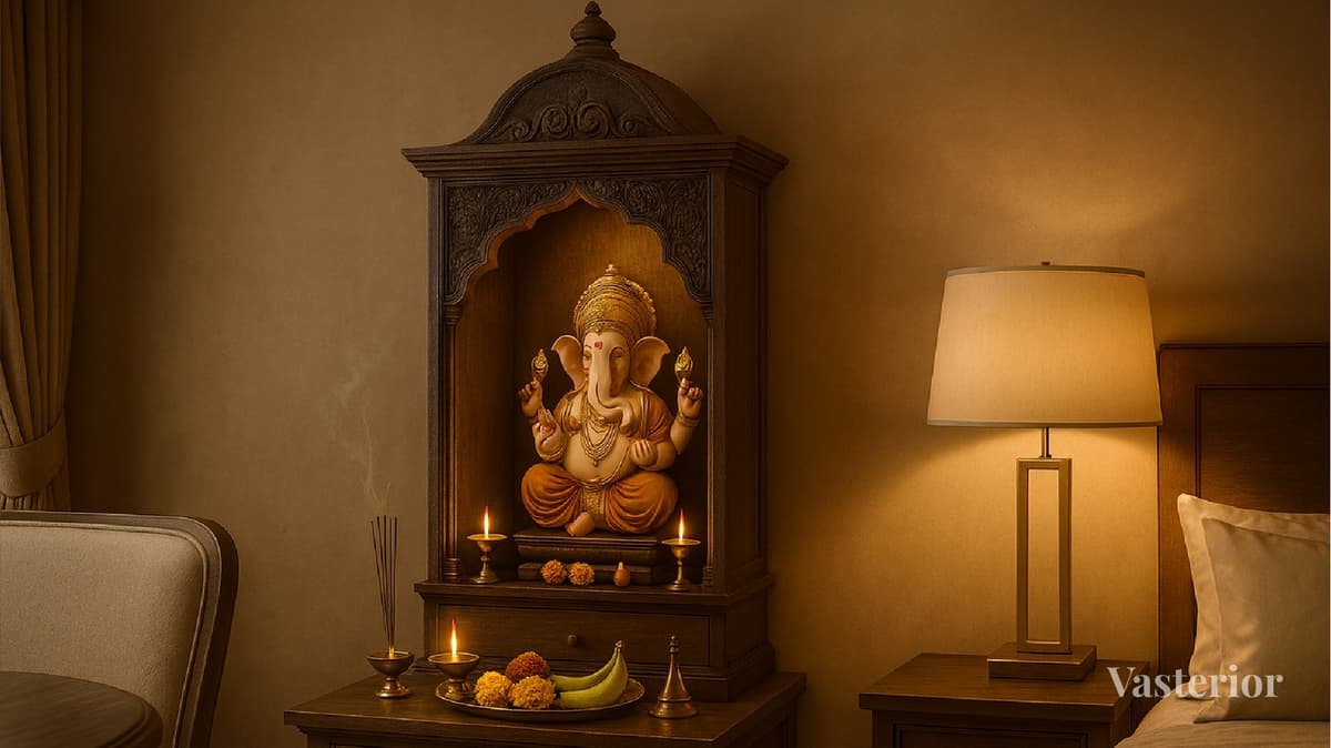 Common Vastu Mistakes in East Delhi Homes and Their Fixes - 11. Improper Placement of Home Temples - 1