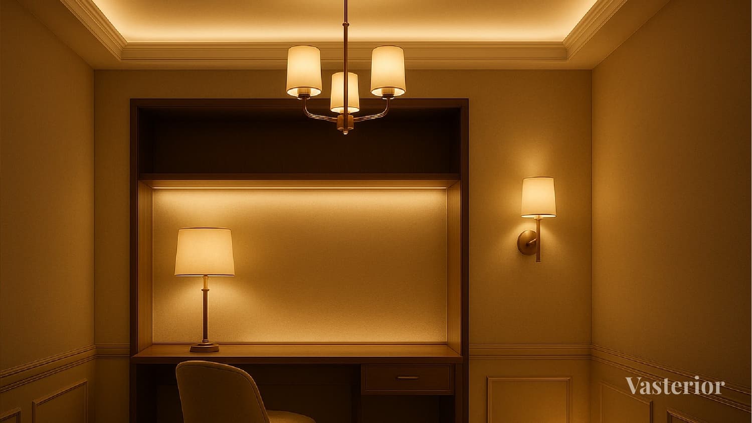 Top Affordable MahaVastu-Based Interior Design Solutions for Small Homes in Delhi-NCR - 6. Smart Lighting for Small Rooms - 1