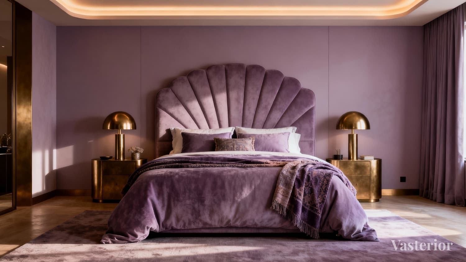 Top 10 Vastu-Aligned Colour Palettes for Modern Indian Homes (2026 Edition) - 4. Lavender + Dusty Lilac (South-West Stability Zone) - 1