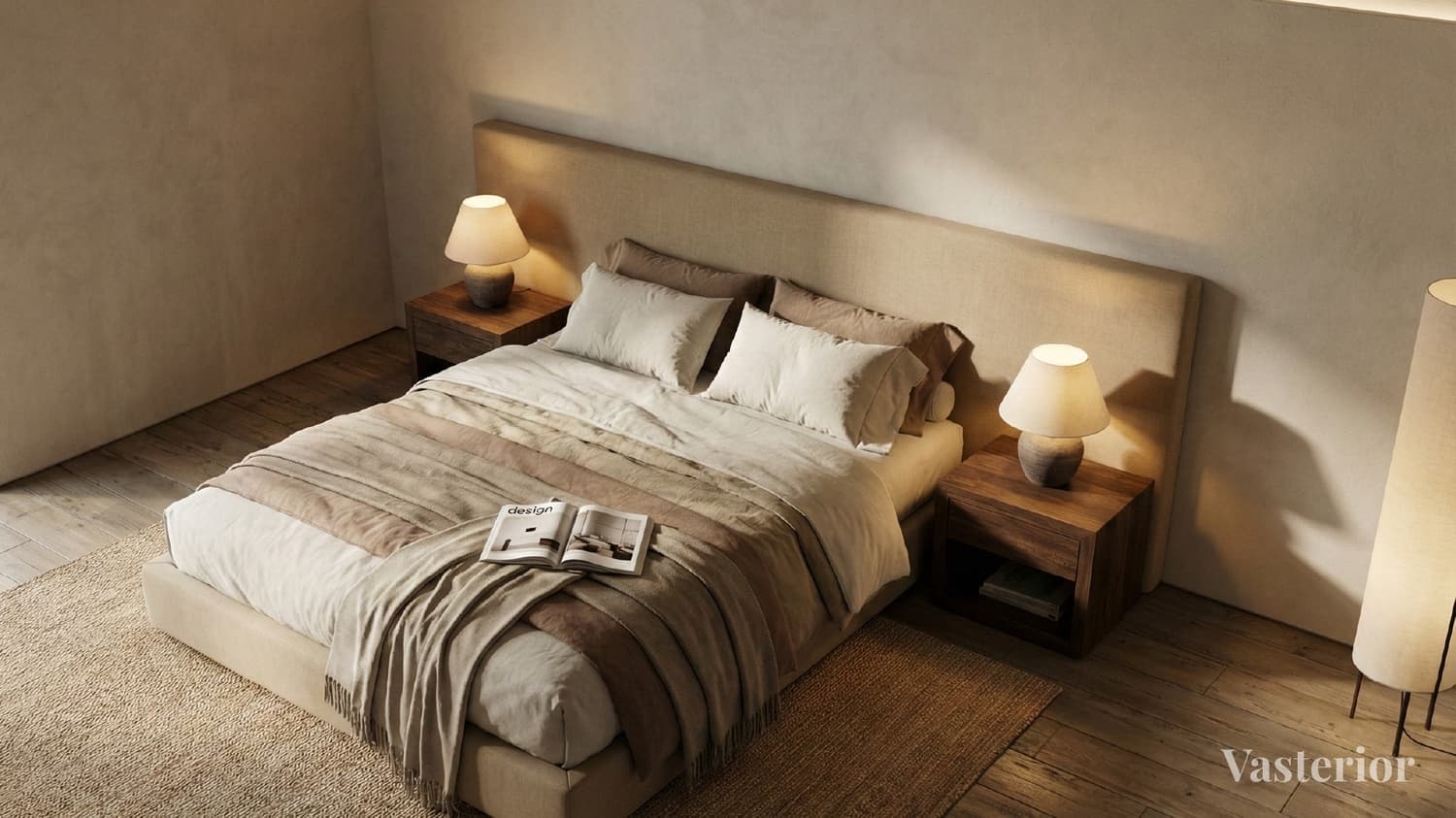 How to Plan a Vastu-Perfect Bedroom Using MahaVastu (2026 Luxury Edition) - 3. The Perfect Bed Placement According to MahaVastu - 1