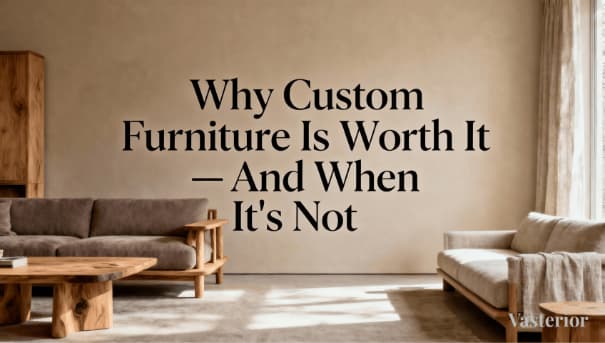 Why Custom Furniture Is Worth It (And When It's Not)
