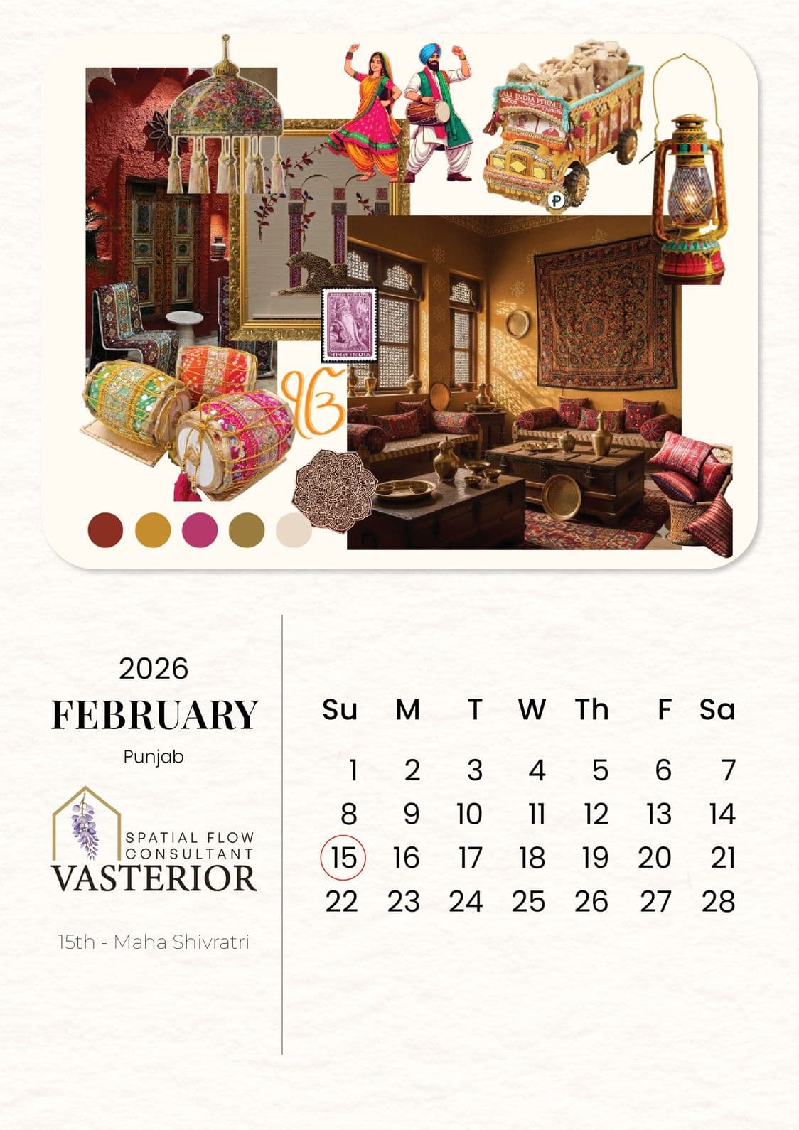 Vasterior 2026: A Design Journey Through India - 12 States, 12 Interior Stories - January --- Rajasthan | Geometry, Stone, Quiet Royalty - 1