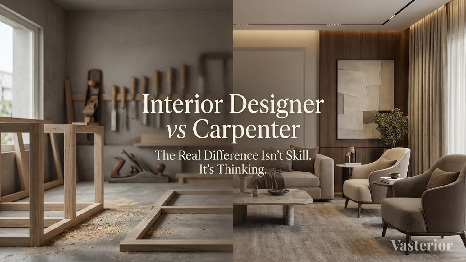 Interior Designer vs Carpenter - What's the Real Difference?