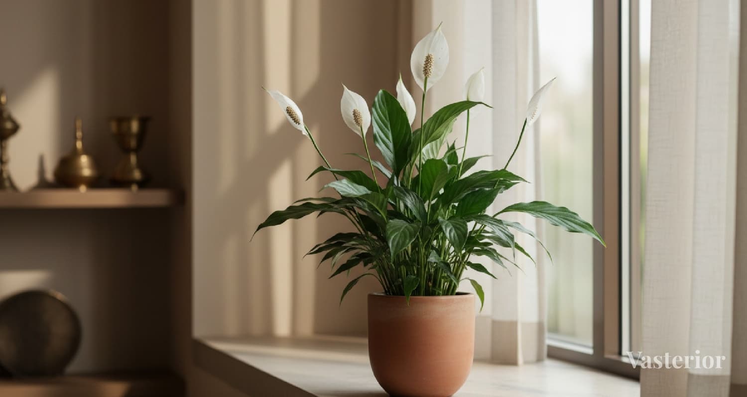 Vastu for Plants: Which Indoor Plants Actually Improve Home Energy (And Which Don't) - 6) Peace Lily - 1