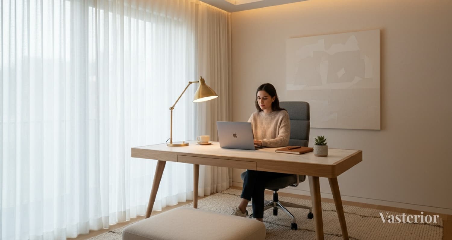 Work-From-Home Fatigue? 10 Vastu + Interior Fixes to Feel Focused Again - Fix #4 -- Get Solid Back Support (Stop Feeling "Unstable") - 1