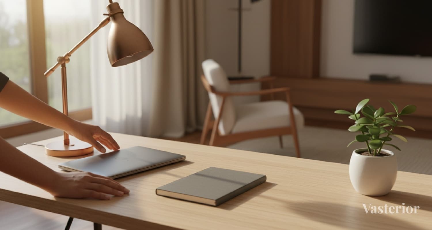 Vastu for Students & Professionals: Study Room Interiors That Improve Results - Study Room Vastu for Small Homes (No Separate Room? No Problem.) - 1