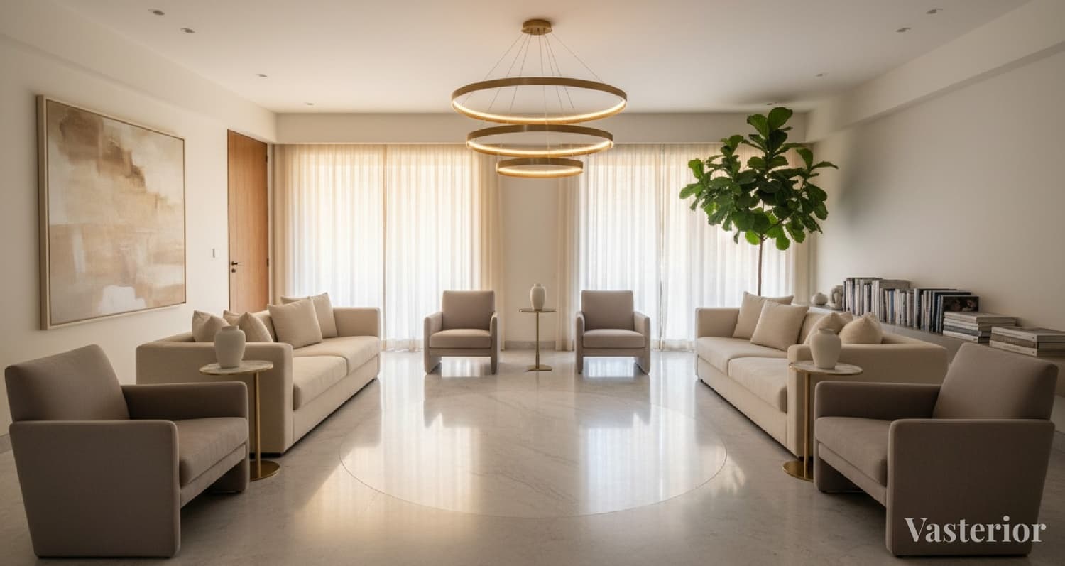 Vastu + Modern Interiors: How to Blend Both Without Making Your Home Look "Traditional" - 2) Keep the Brahmasthan Open (Without Making It Empty) - 1