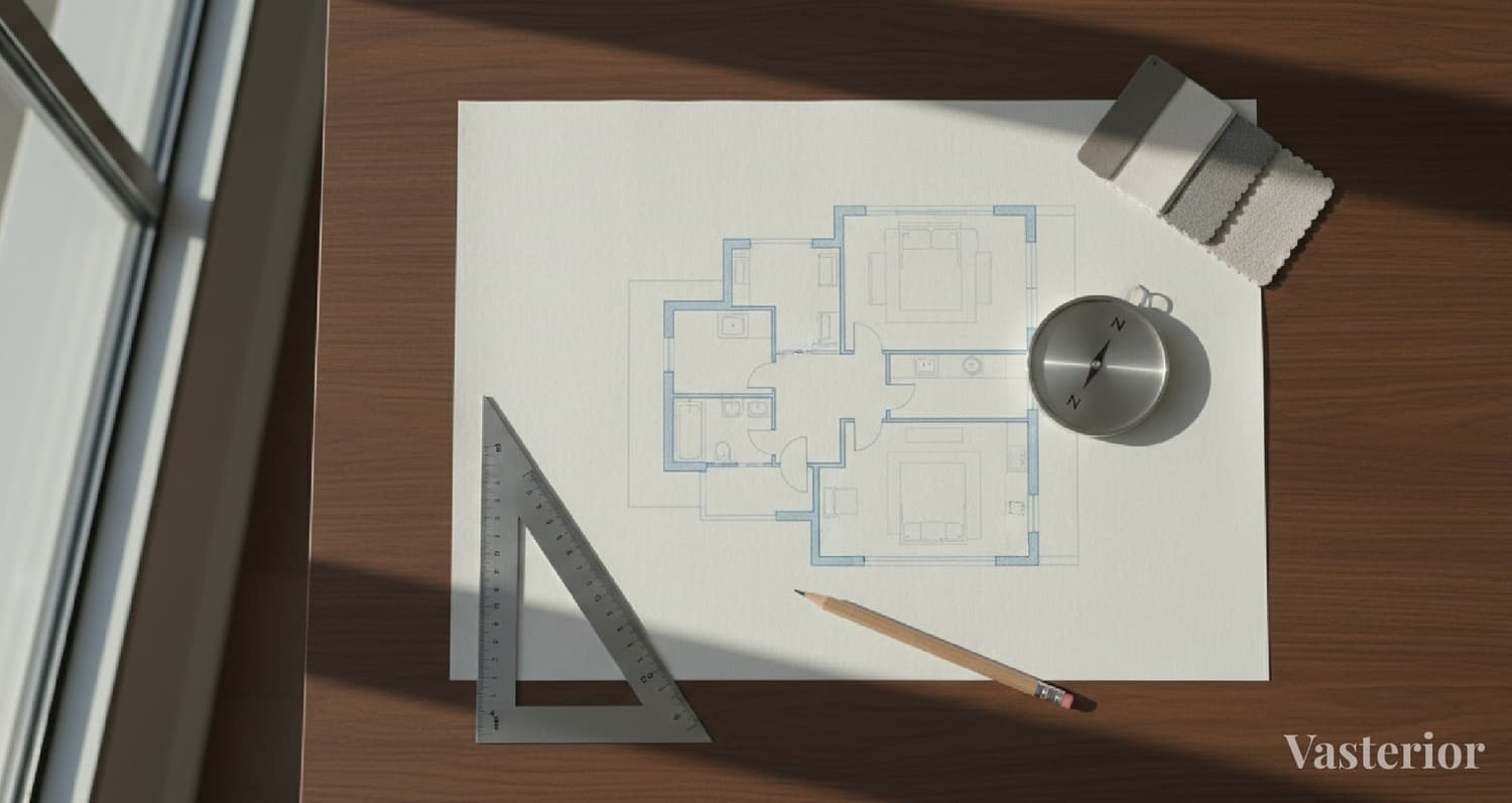 Vastu + Modern Interiors: How to Blend Both Without Making Your Home Look "Traditional" - 1) Start with Layout First, Not Décor First - 1