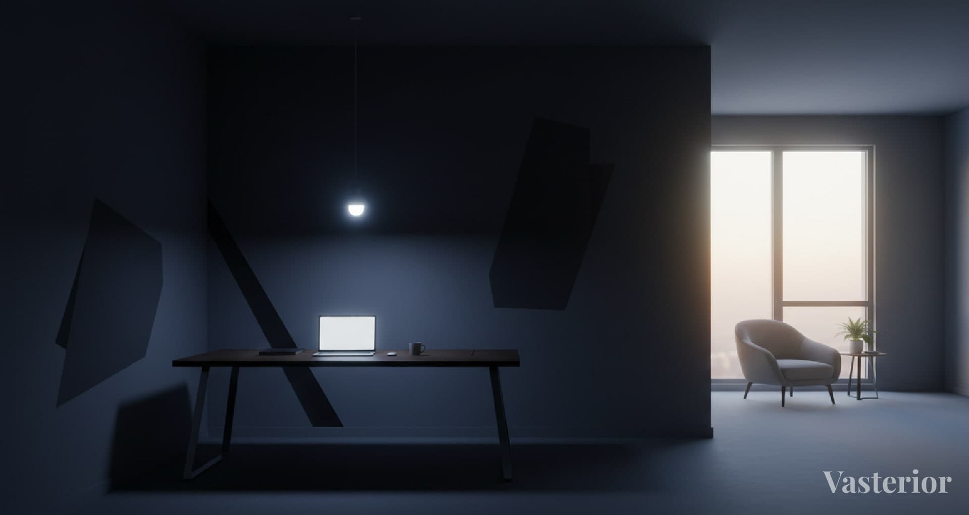 Career Vastu Mistakes in Interiors: 7 Design Choices That Block Progress - 4. Poor Lighting in the Workspace - 1