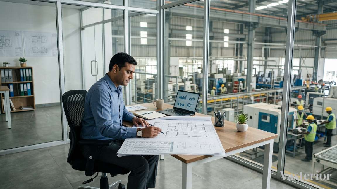 Improve Factory Performance with Correct Vastu Directions – Vasterior - Office and Administrative Zones - 1