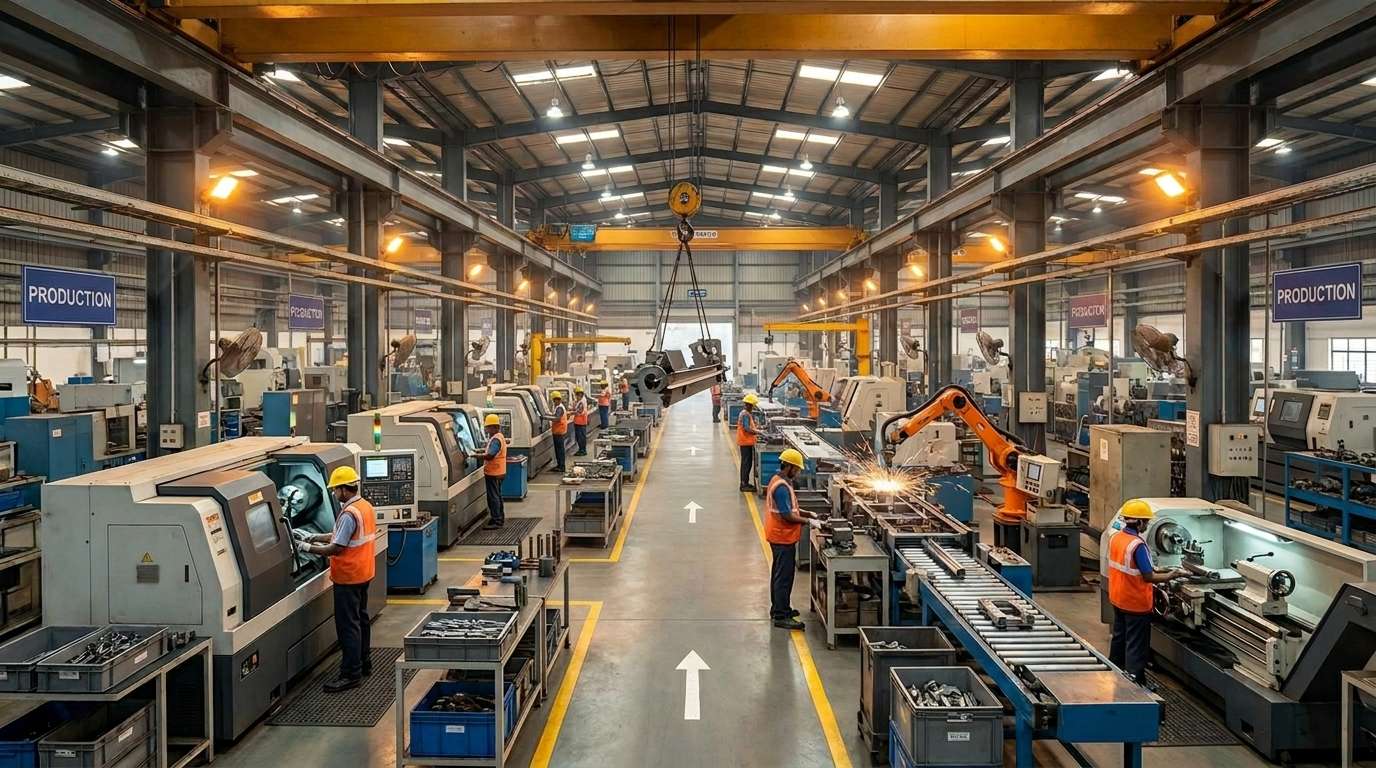 Vastu Directions for Manufacturing Units: Complete Direction Guide for Growth - Production Area - 1