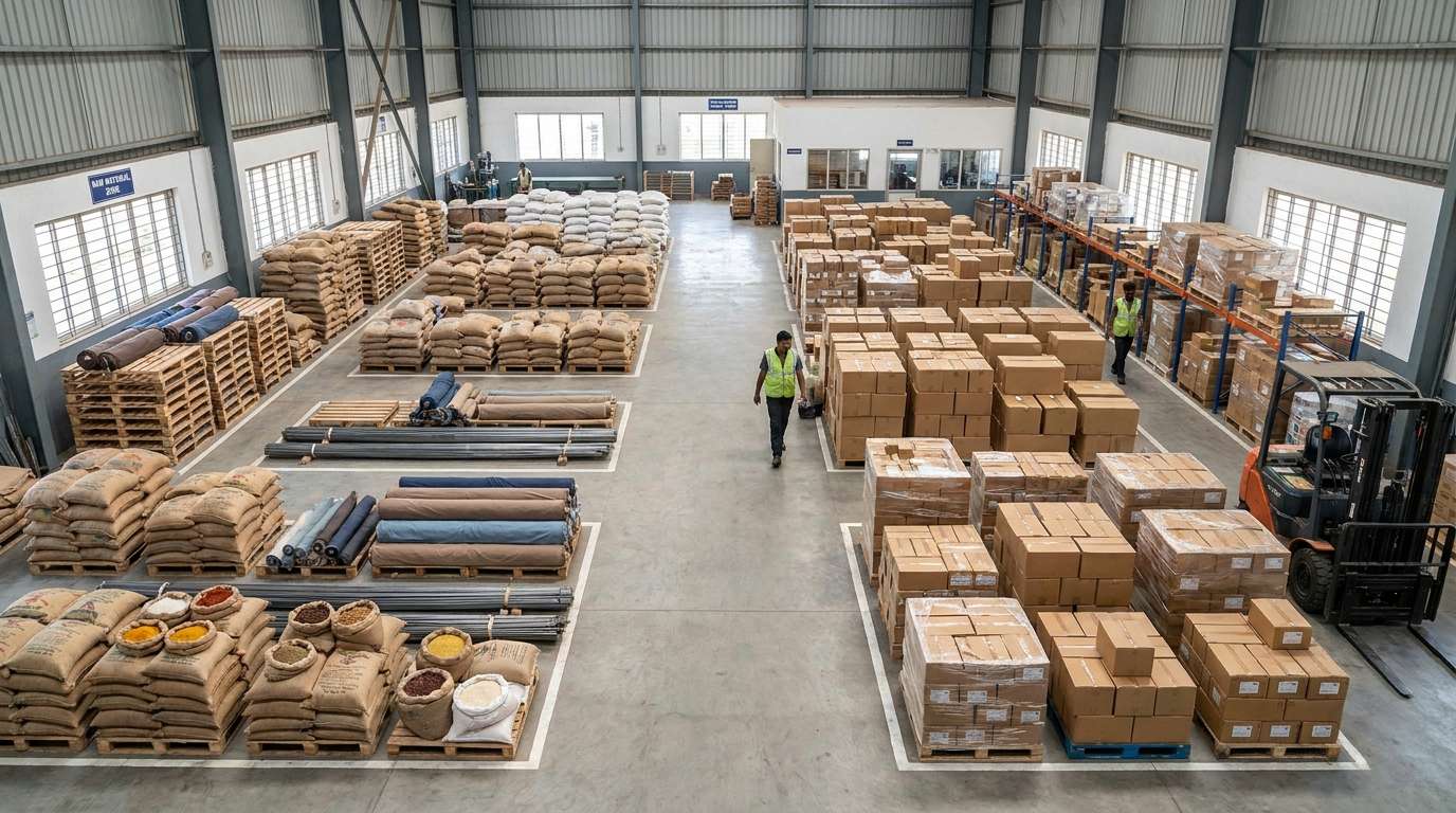 Vastu Directions for Manufacturing Units: Complete Direction Guide for Growth - Raw Material Storage - 1
