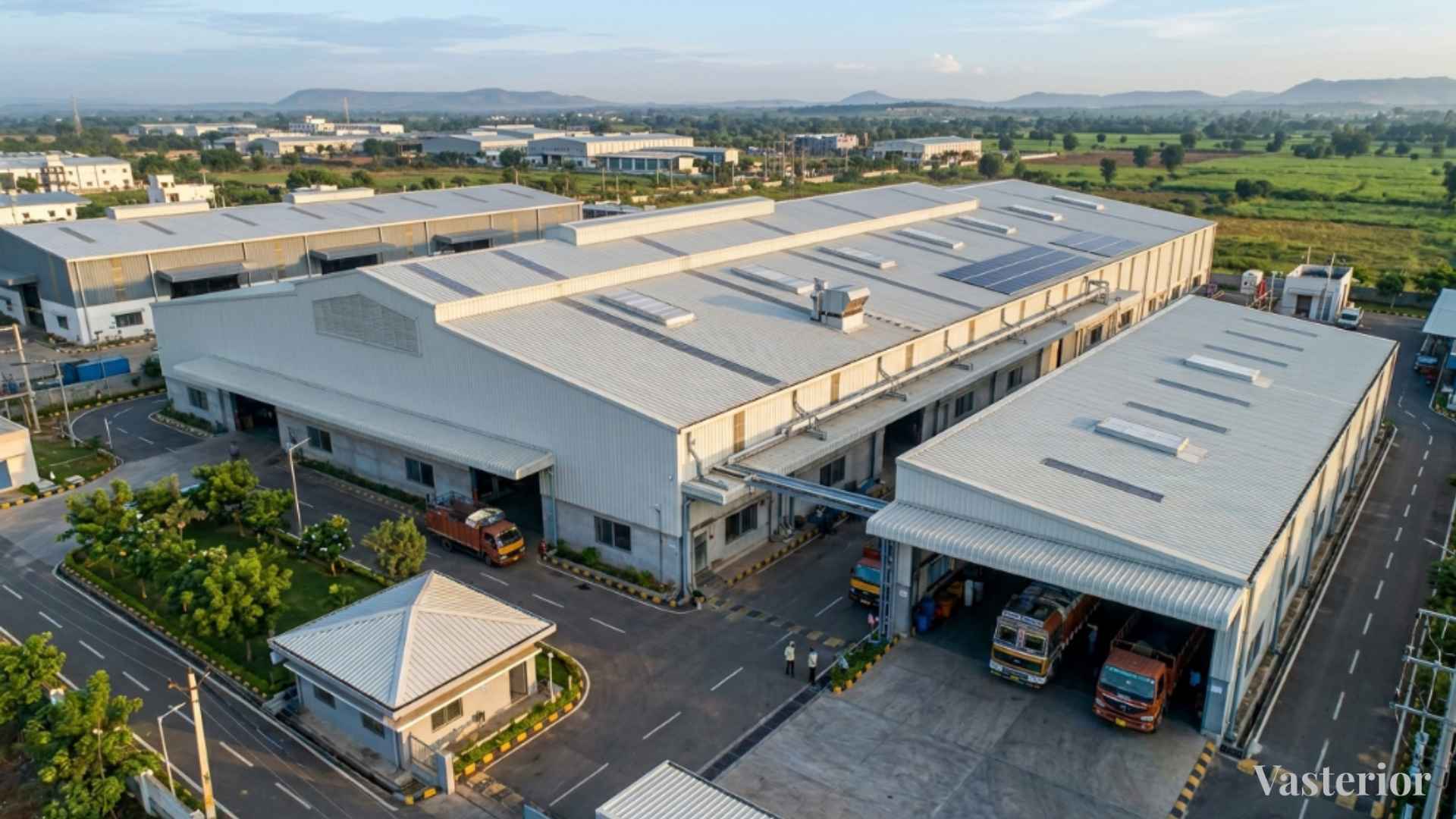 Best Direction for Factory Entrance as per Vastu - Importance of Factory Shed Slopes as per Vastu - 1
