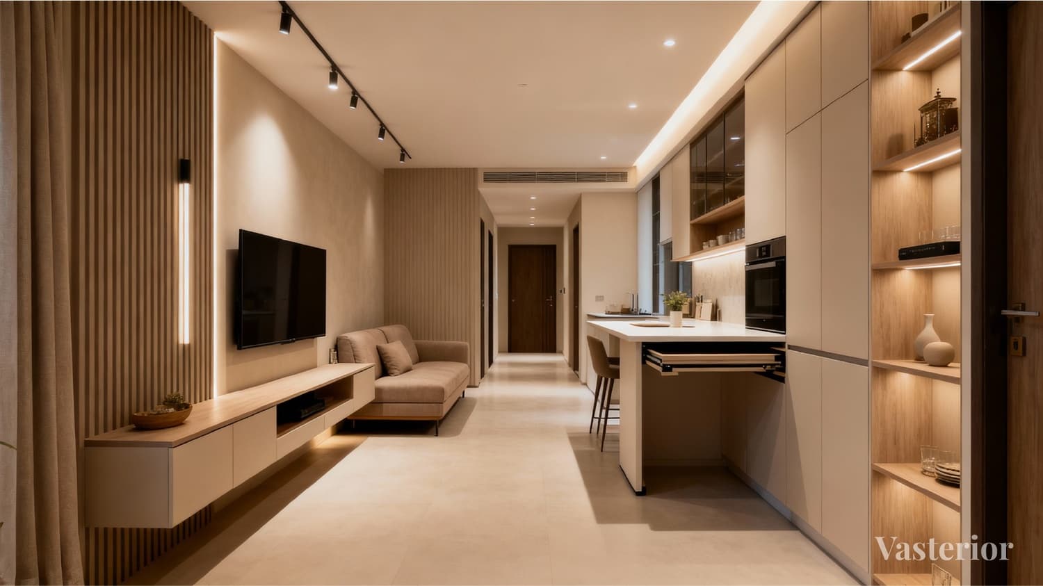 Small Home Vastu: Affordable MahaVastu Design Ideas for Compact Indian Apartments (2026) - 2. Mirror Placement for Energy Expansion - 1