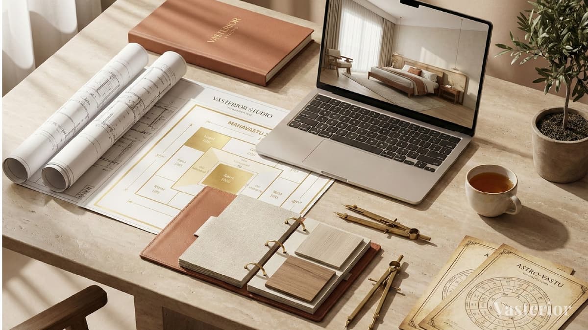 How to Plan a Vastu-Perfect Bedroom Using MahaVastu (2026 Luxury Edition) - 7. How Vasterior Helps You Create a Vastu-Perfect, Luxury Bedroom - 1