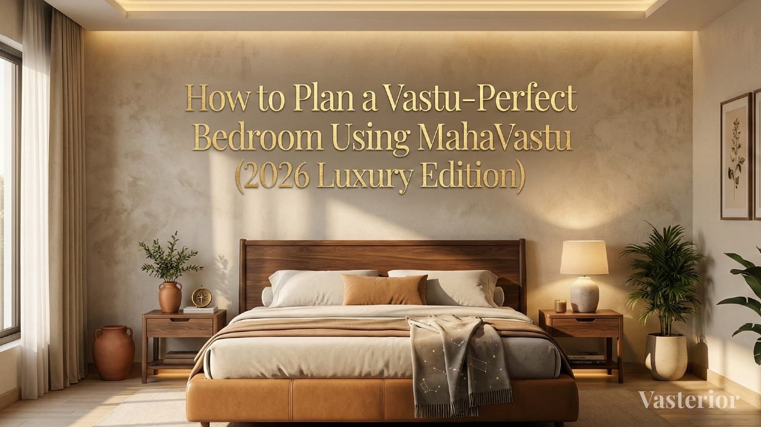 How to Plan a Vastu-Perfect Bedroom Using MahaVastu (2026 Luxury Edition)