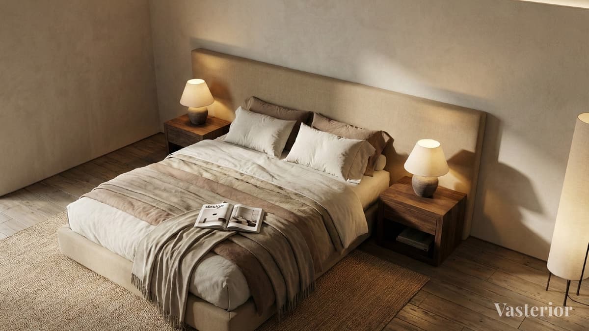 How to Plan a Vastu-Perfect Bedroom Using MahaVastu (2026 Luxury Edition) - 3. The Perfect Bed Placement According to MahaVastu - 1