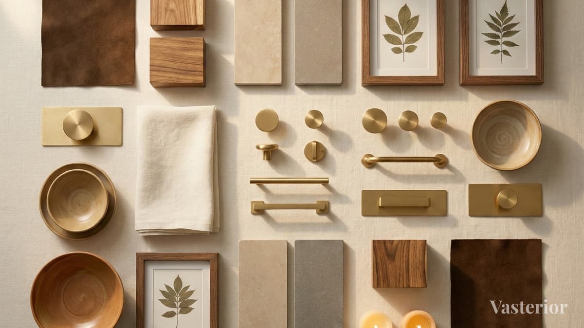 How to Plan a Vastu-Perfect Bedroom Using MahaVastu (2026 Luxury Edition) - 4. Luxury Material Palette (2026 Edition) Aligned With Vastu Elements - 1