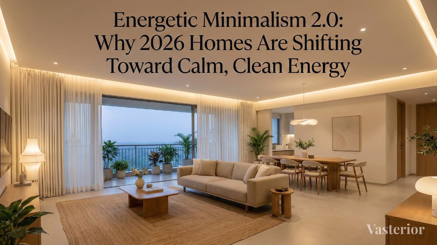 Energetic Minimalism 2.0: Why 2026 Homes Are Shifting Toward Calm, Clean Energy