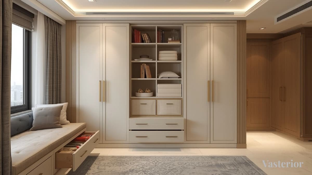 Space-Saving Interior Design Ideas for 2BHK & 3BHK Homes - Master Bedroom Zoning - 1