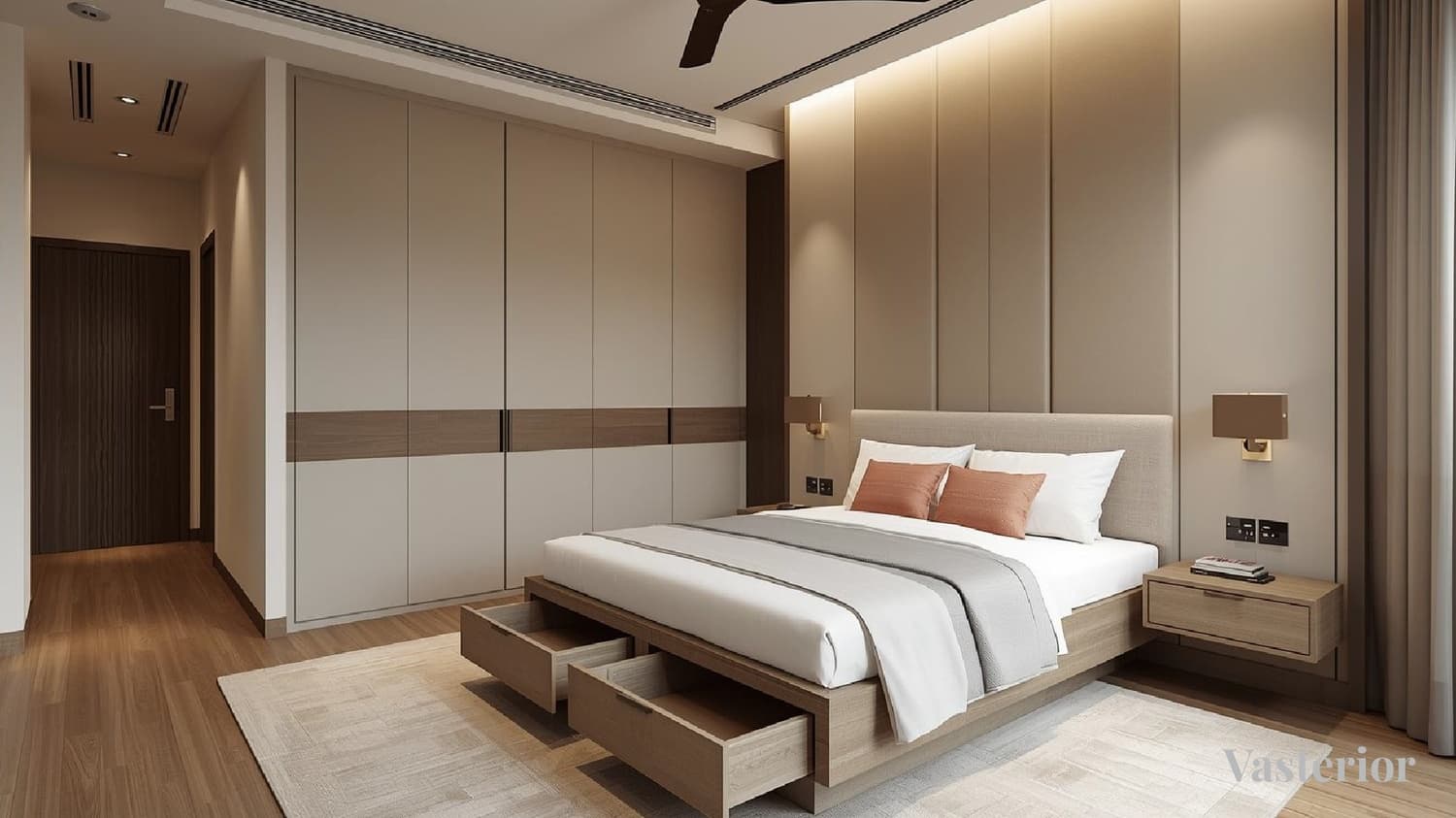 Space-Saving Interior Design Ideas for 2BHK & 3BHK Homes - Bedrooms: Calm, Not Crowded - 1