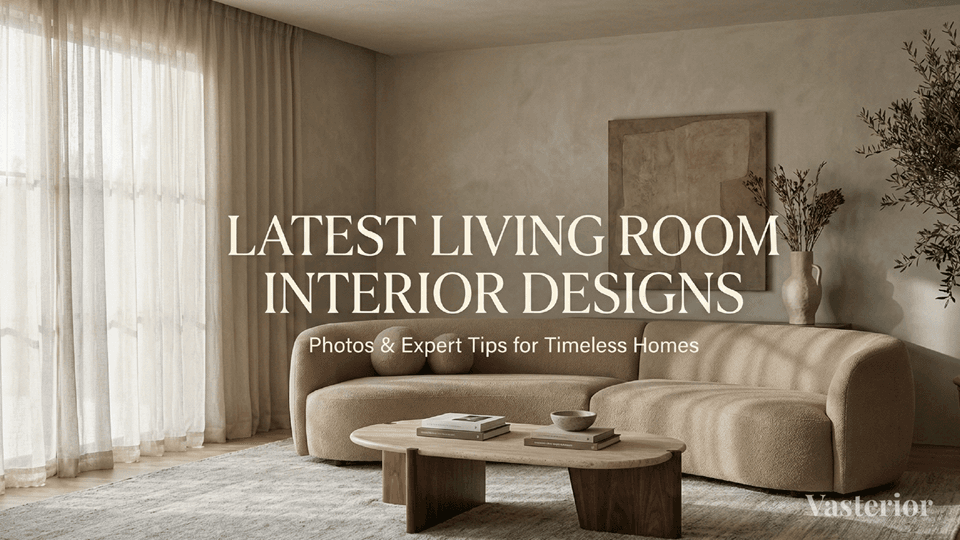 Latest Living Room Interior Designs With Photos & Expert Tips