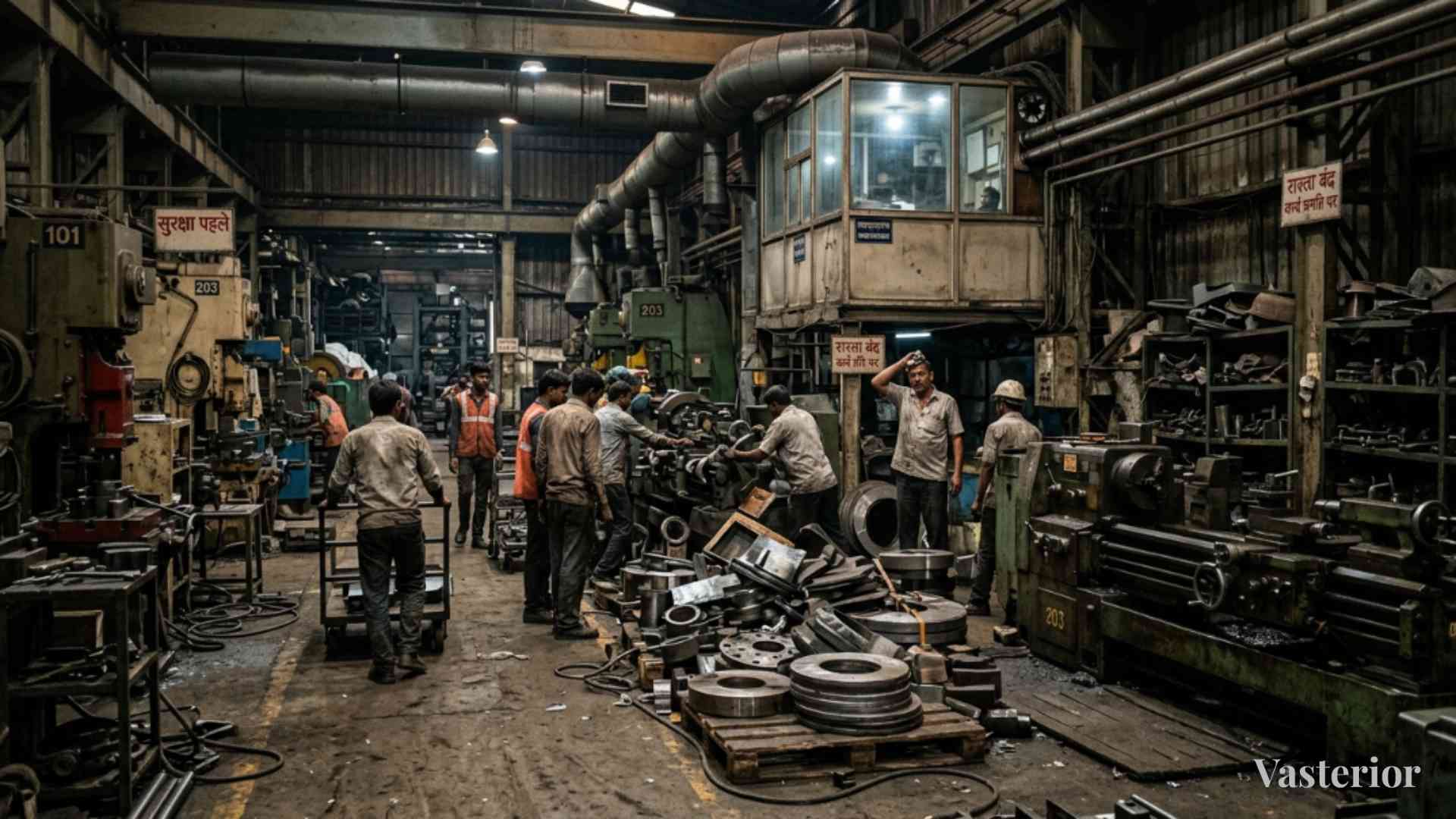 The Hidden Vastu Direction Mistakes in Factories - Heavy Machinery in Sensitive Zones - 1