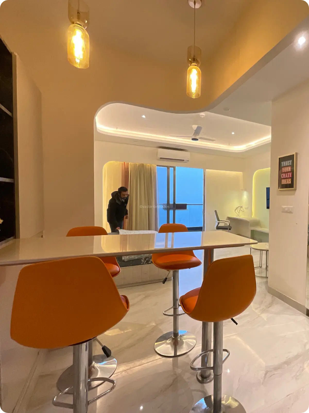 Modern interior design showcase