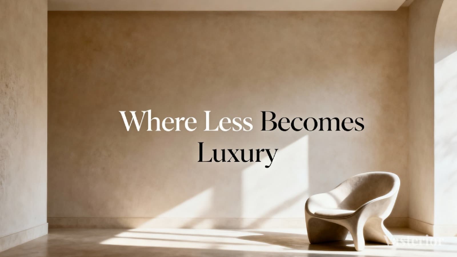 The Art of Negative Space --- Why Less Truly Looks Luxurious