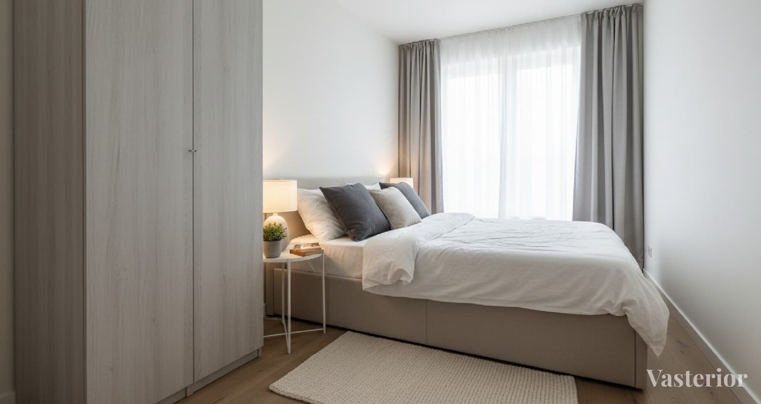 Renovation Mistakes That Cost You Lakhs: The Interior + Vastu Errors Most Homeowners Make - 7) Wardrobe Placement That Kills Bedroom Comfort - 1