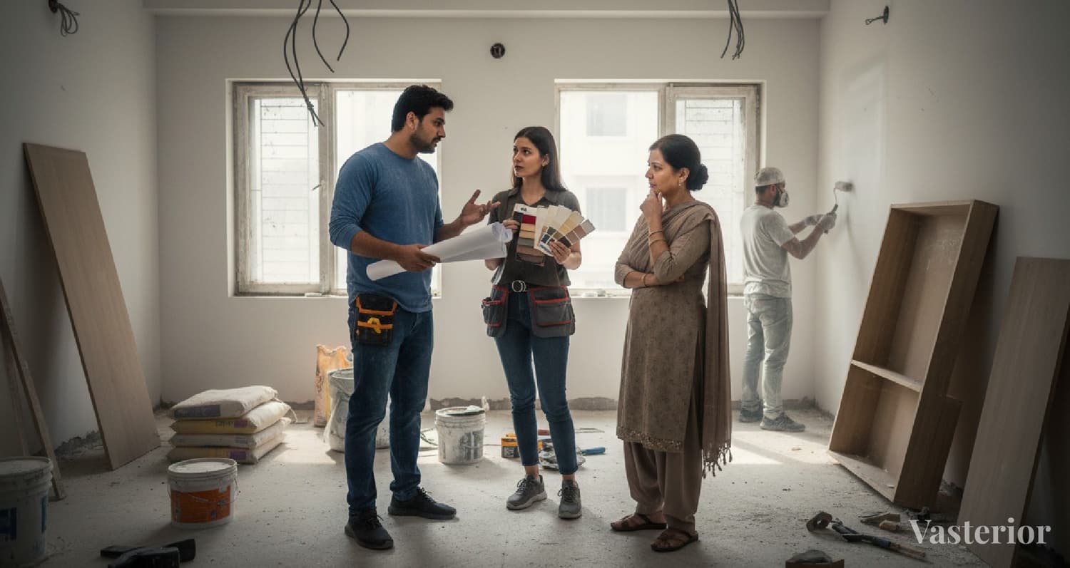 Renovation Mistakes That Cost You Lakhs: The Interior + Vastu Errors Most Homeowners Make - <strong>3) No BOQ (Bill of Quantities)</strong> - 1