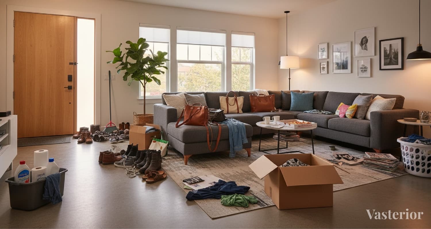 Renovation Mistakes That Cost You Lakhs: The Interior + Vastu Errors Most Homeowners Make - <strong>1) Not Planning Storage Like a System</strong> - 1